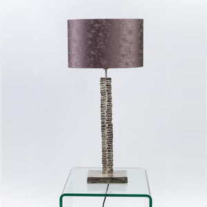Paperbark Small Table Lamp Luxuriant Silver