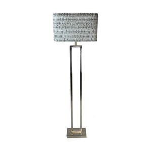 Fitzroy Brushed Steel Floor Lamp