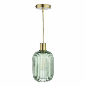 Tom Green Ribbed Glass Easy Fit Pendant